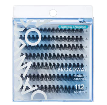 Broadway Wide Narrow Lashes – DIY Customizable Extensions (70–140 pcs) – DIY34 - ANNS BEAUTY SUPPLY